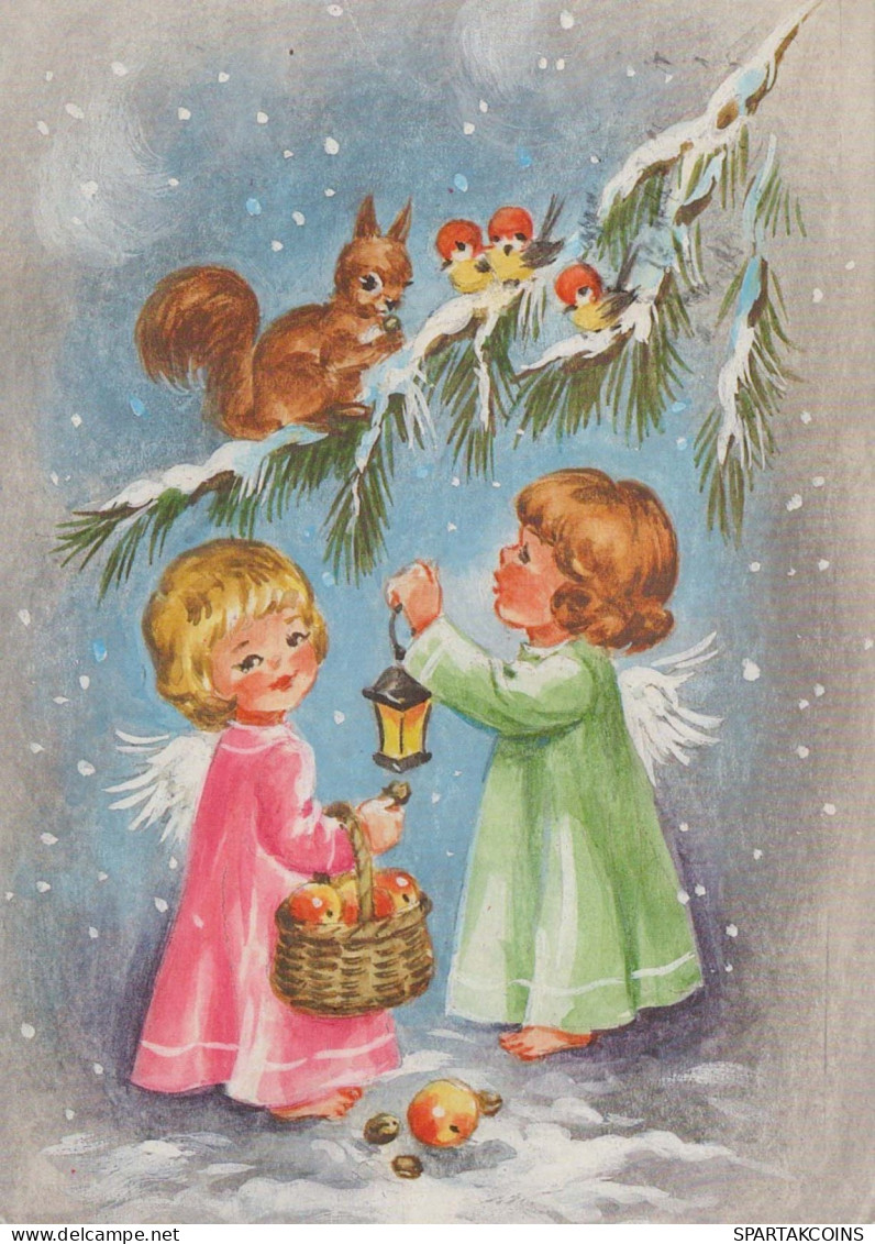 ANGEL Christmas Vintage Postcard CPSM #PBP407.A - Angels