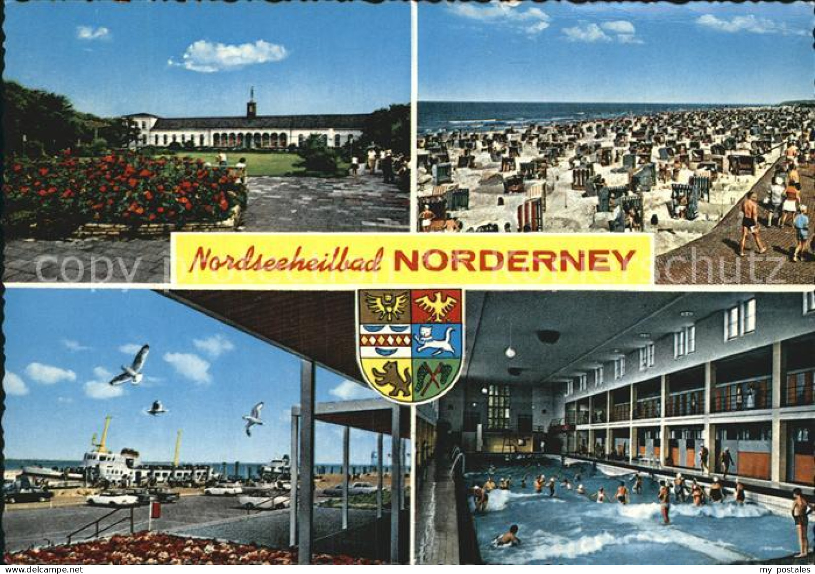 72505880 Norderney Nordseebad Hallenbad Moewe Faehre Strand  Norderney - Norderney