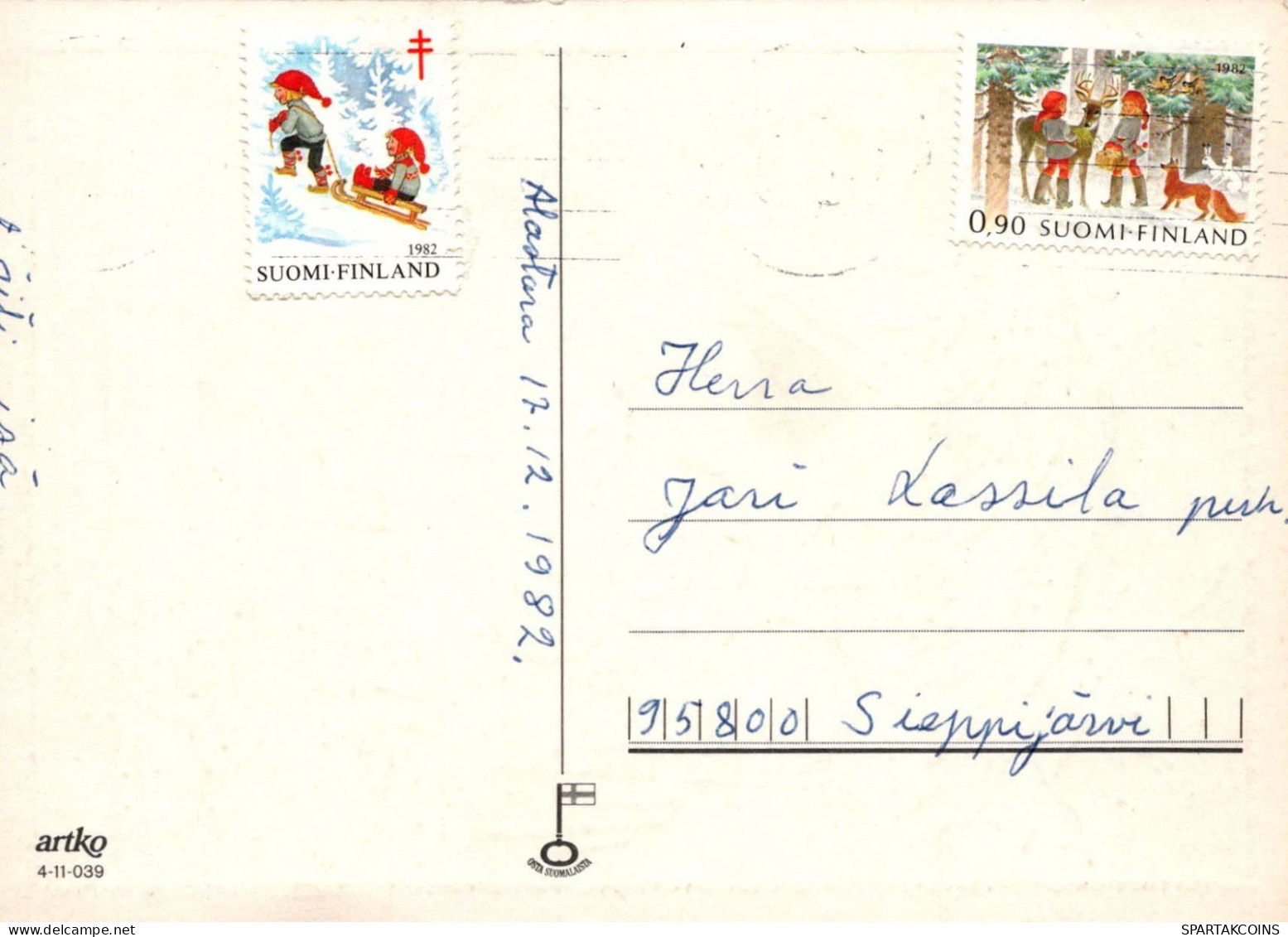 ANGE Noël Bébé JÉSUS Vintage Carte Postale CPSM #PBP280.A - Anges