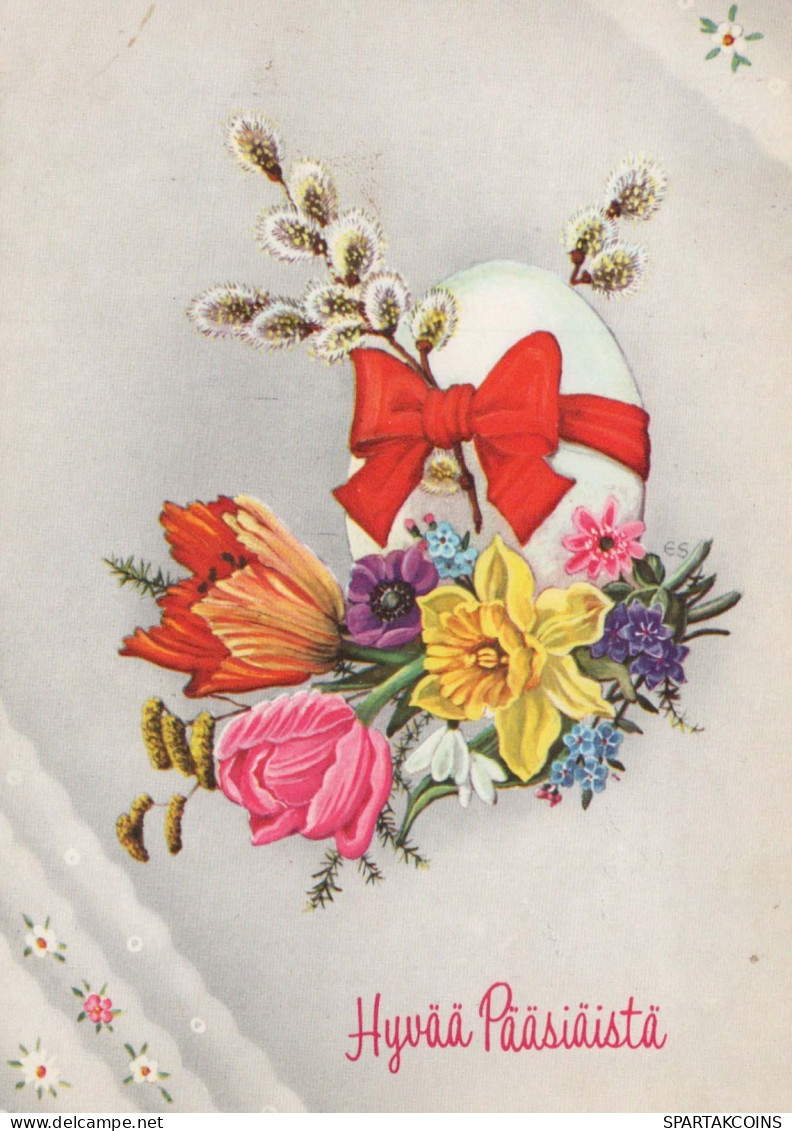 PASCUA HUEVO Vintage Tarjeta Postal CPSM #PBO162.A - Ostern