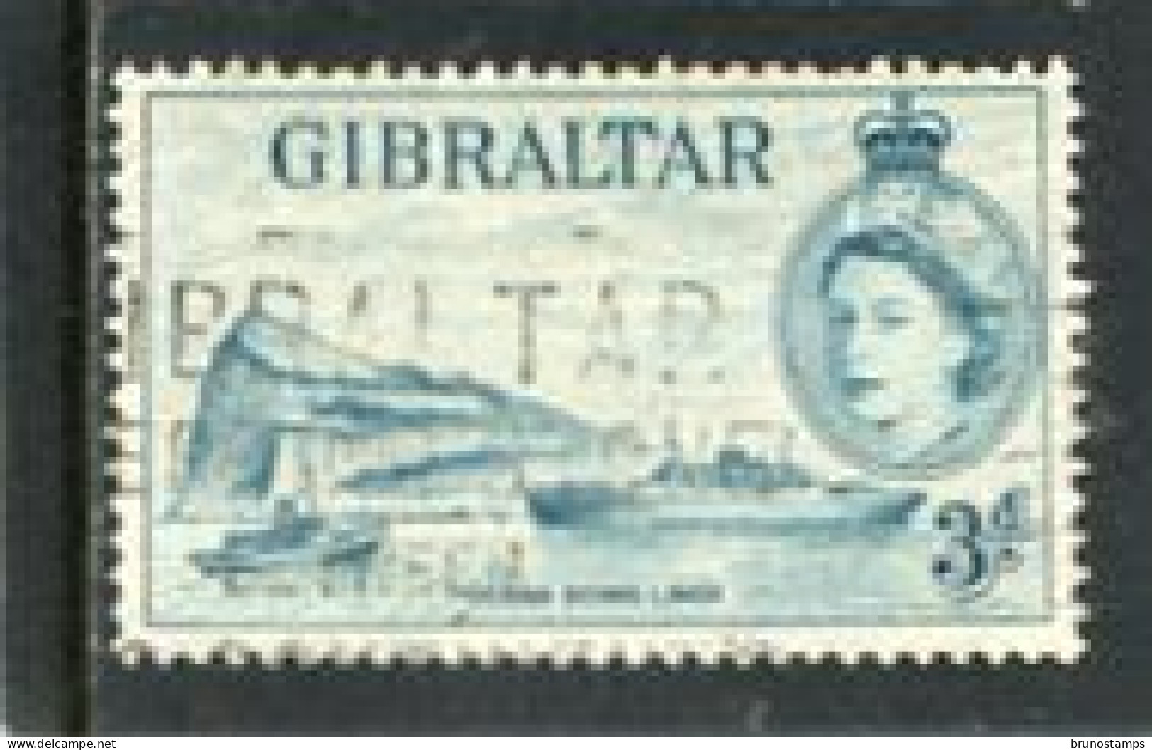 GIBRALTAR - 1953  3d  DEFINITIVE  FINE USED - Gibraltar