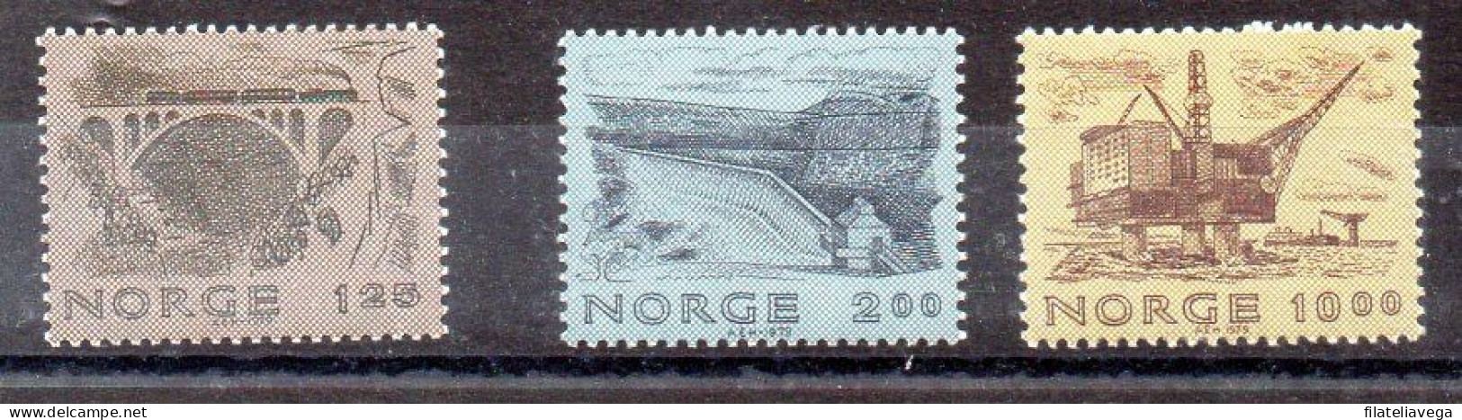 Noruega Serie Nº Yvert 758/60 ** - Neufs