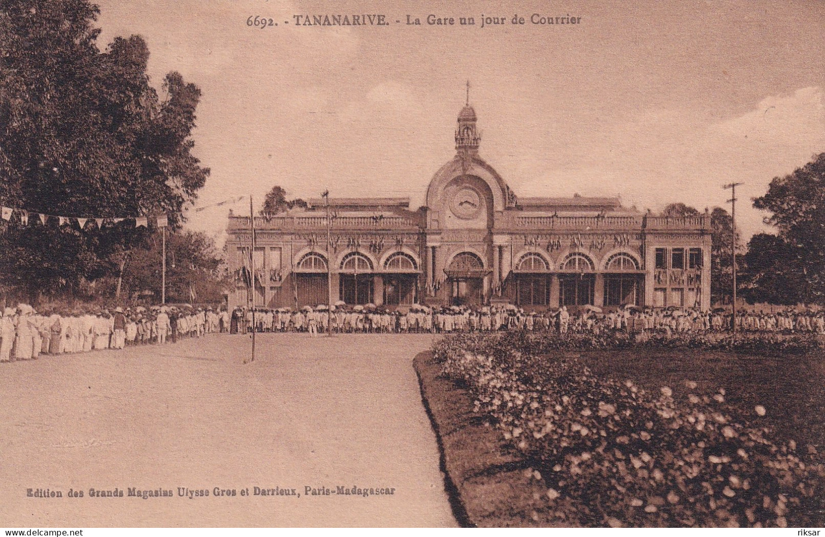 MADAGASCAR(TANANARIVE) GARE(COURRIER) - Madagaskar