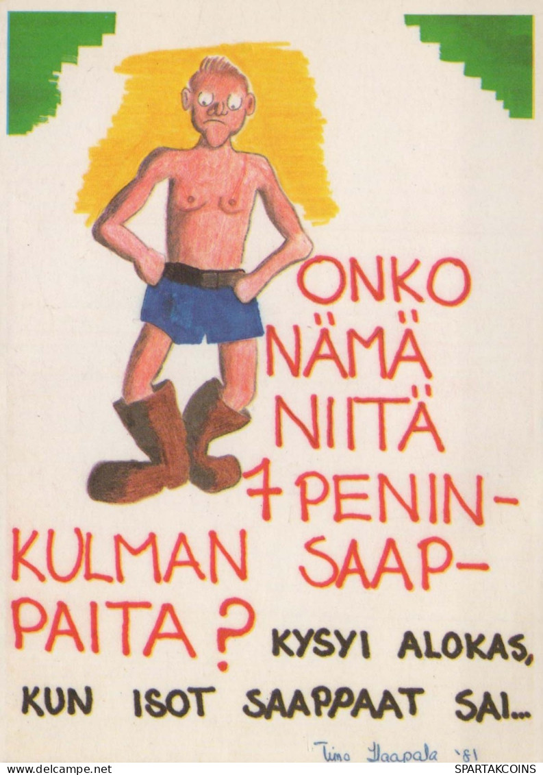 SOLDATI UMORISMO Militaria Vintage Cartolina CPSM #PBV855.A - Humour