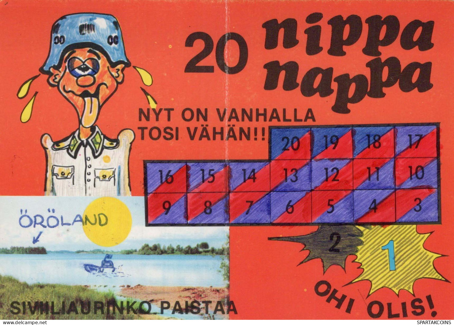 SOLDATS HUMOUR Militaria Vintage Carte Postale CPSM #PBV891.A - Humor