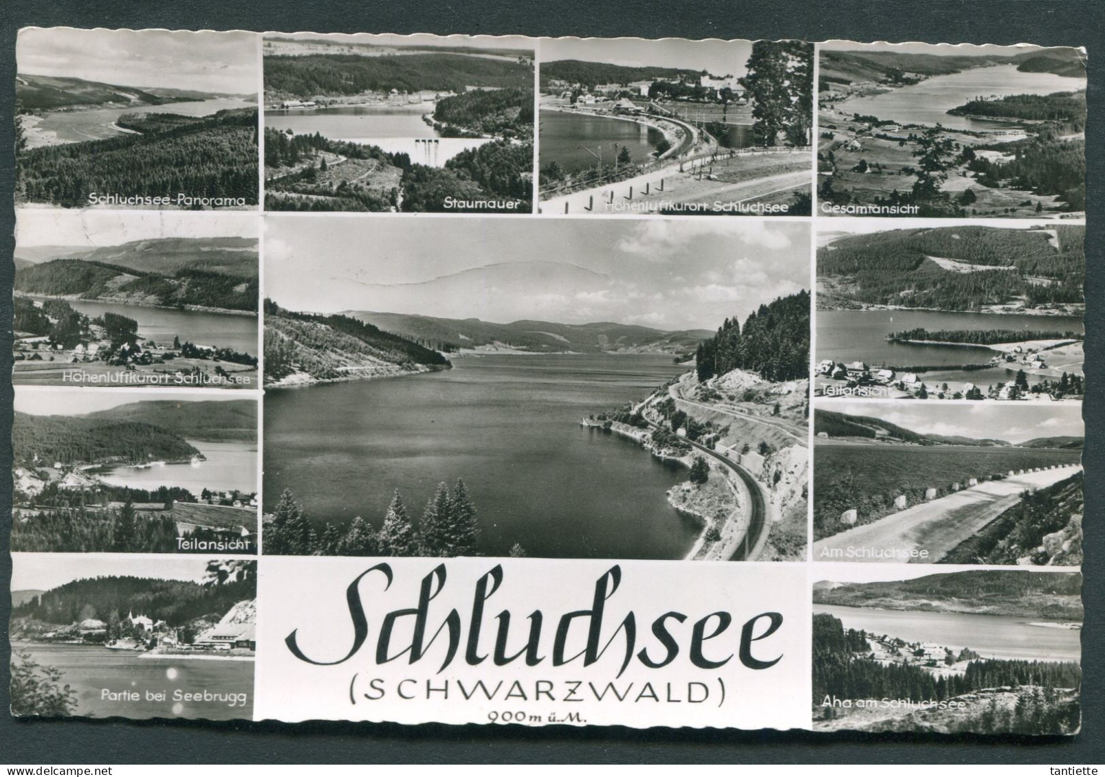 CPSM Multivues - ALLEMAGNE SCHWARZWALD - SCHLUCHSEE - 1957 - Schluchsee