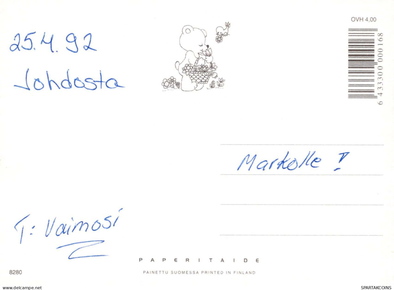 HUMOR DIBUJOS ANIMADOS Vintage Tarjeta Postal CPSM #PBV629.A - Humour