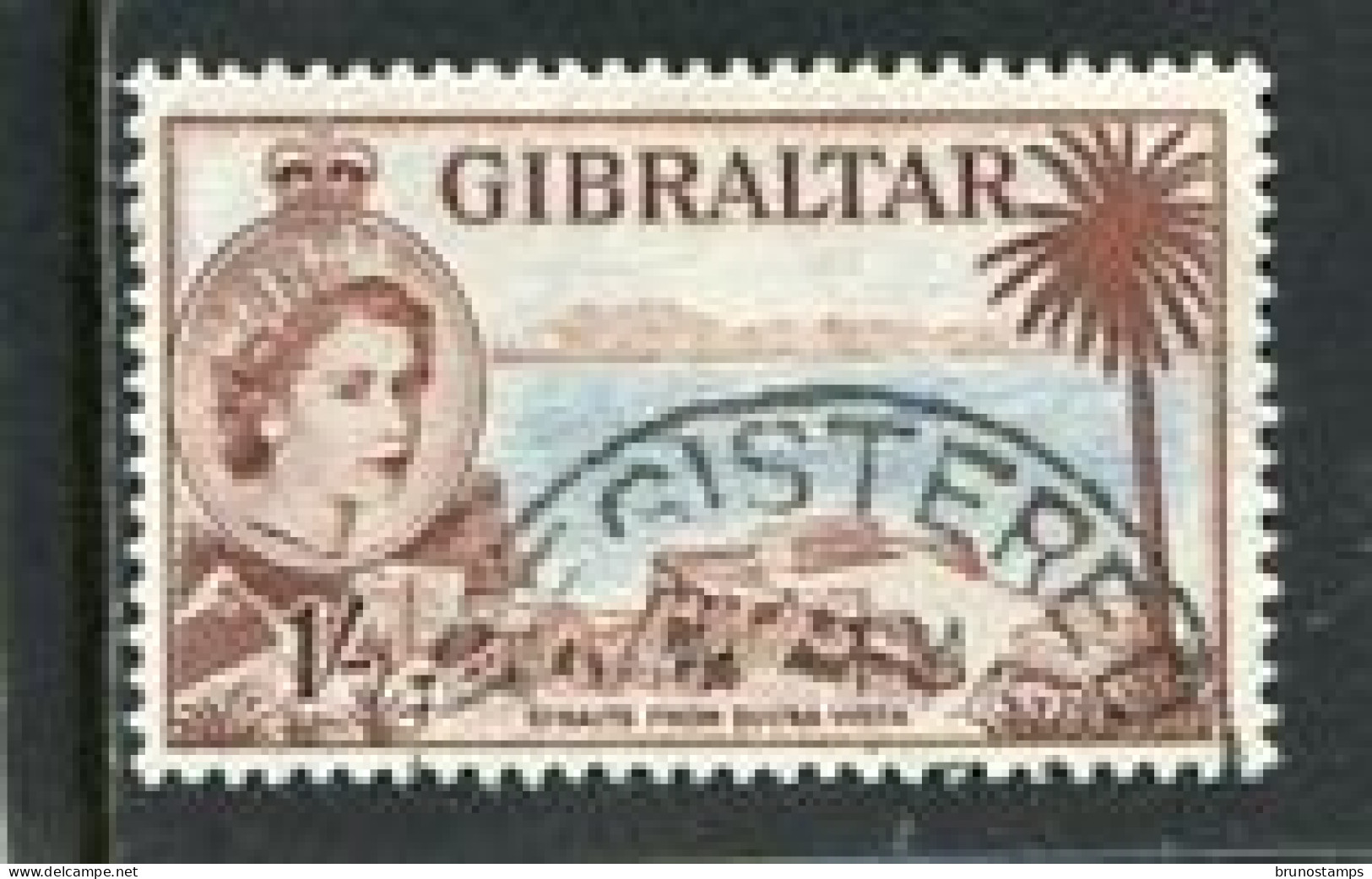 GIBRALTAR - 1953  1s  DEFINITIVE  FINE USED - Gibraltar