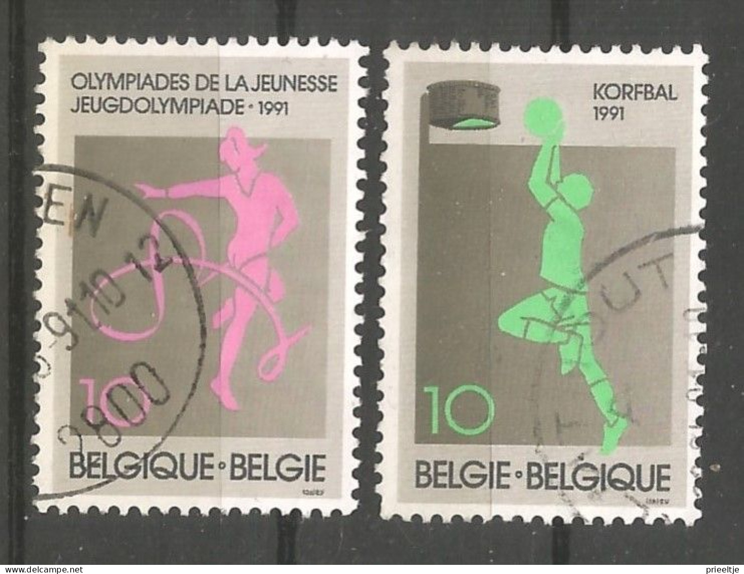 Belgie 1991 Sport OCB 2402/2403  (0) - Oblitérés