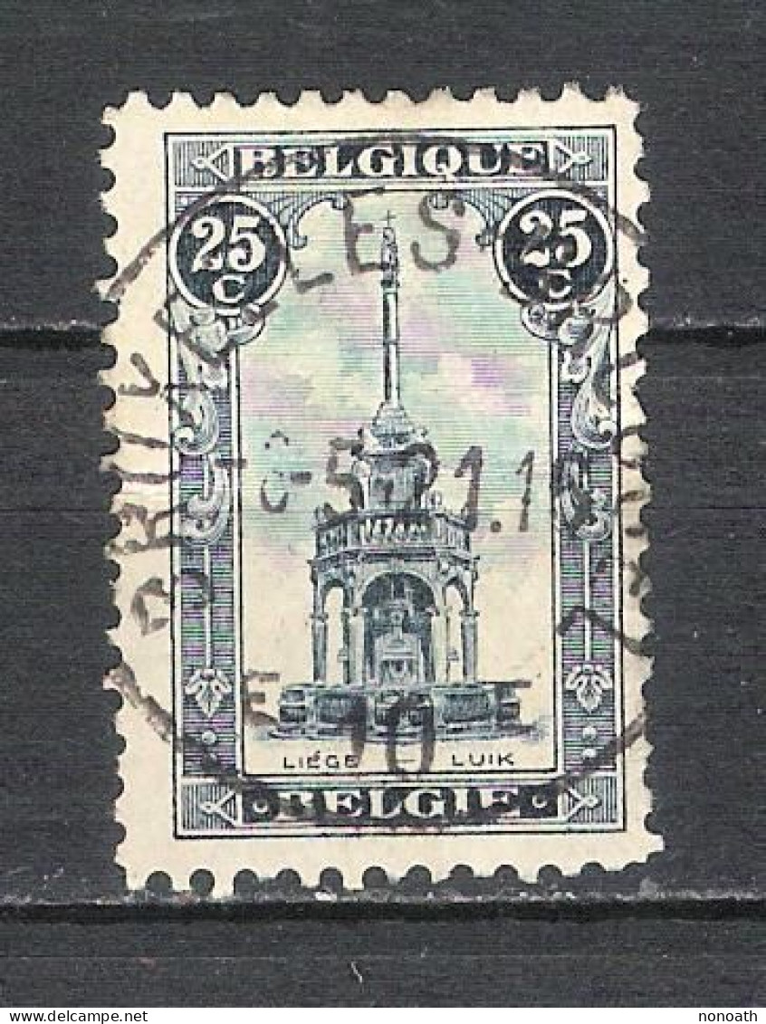 Belgique - COB N° 164 - Belle Oblitération "Bruxelles Brussel 10" - Used Stamps
