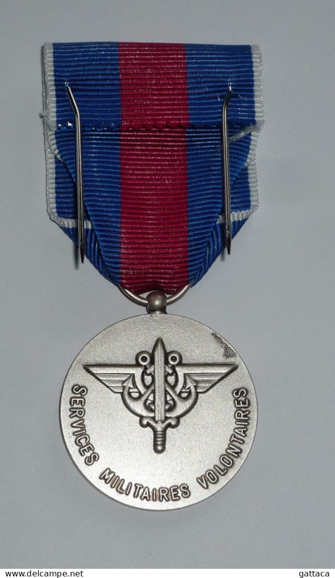 Médaille Argent Services Militaires Volontaires - Frankrijk