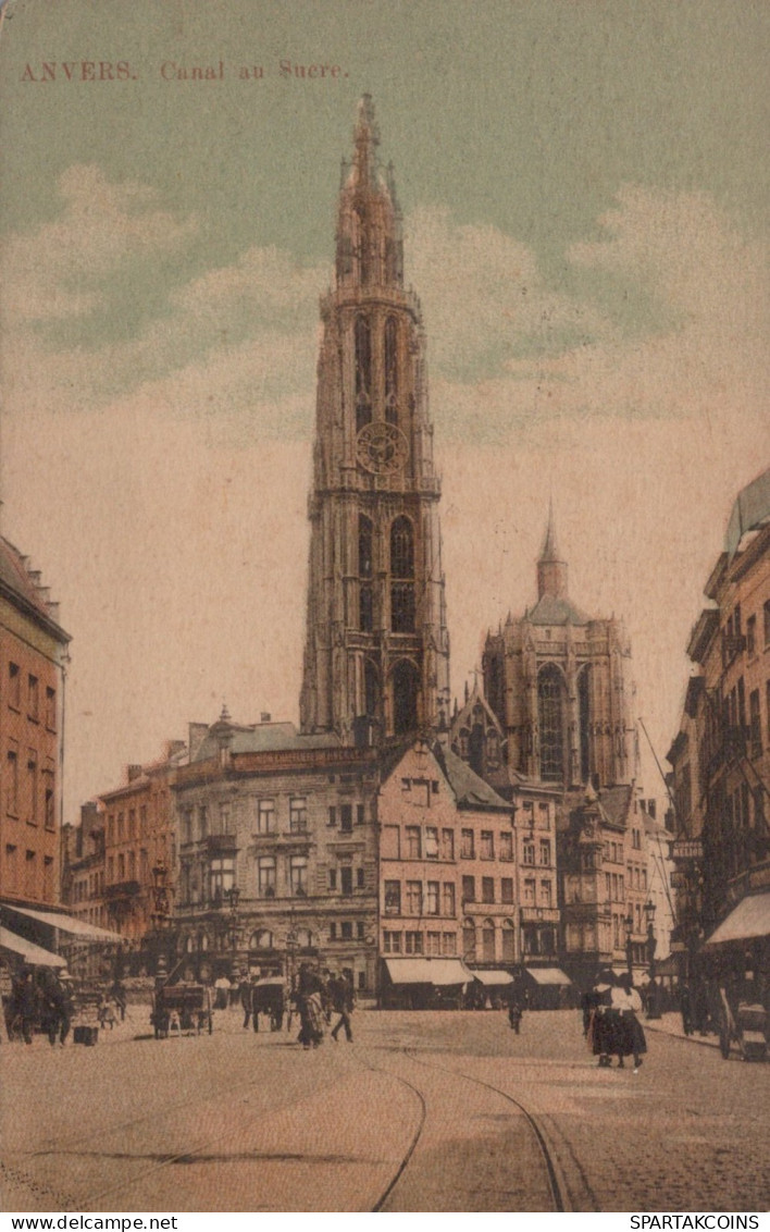 BELGIEN ANTWERPEN Schiff Postkarte CPA #PAD270.A - Antwerpen