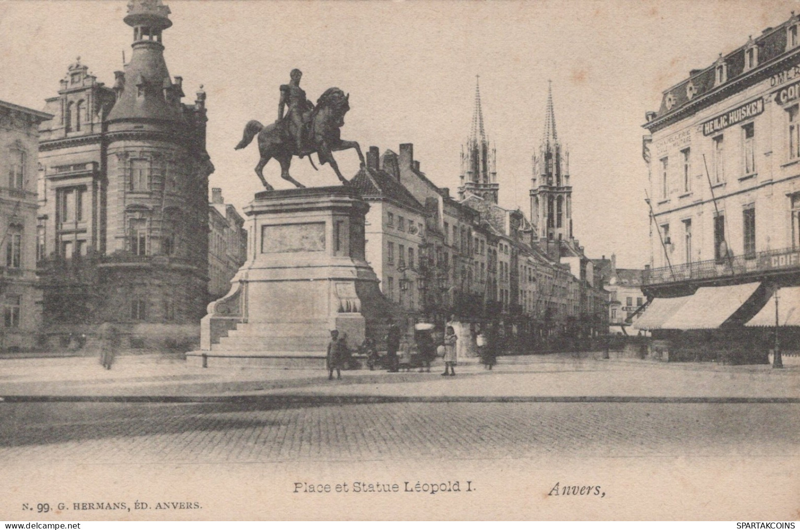 BÉLGICA AMBERES Postal CPA Unposted #PAD217.A - Antwerpen