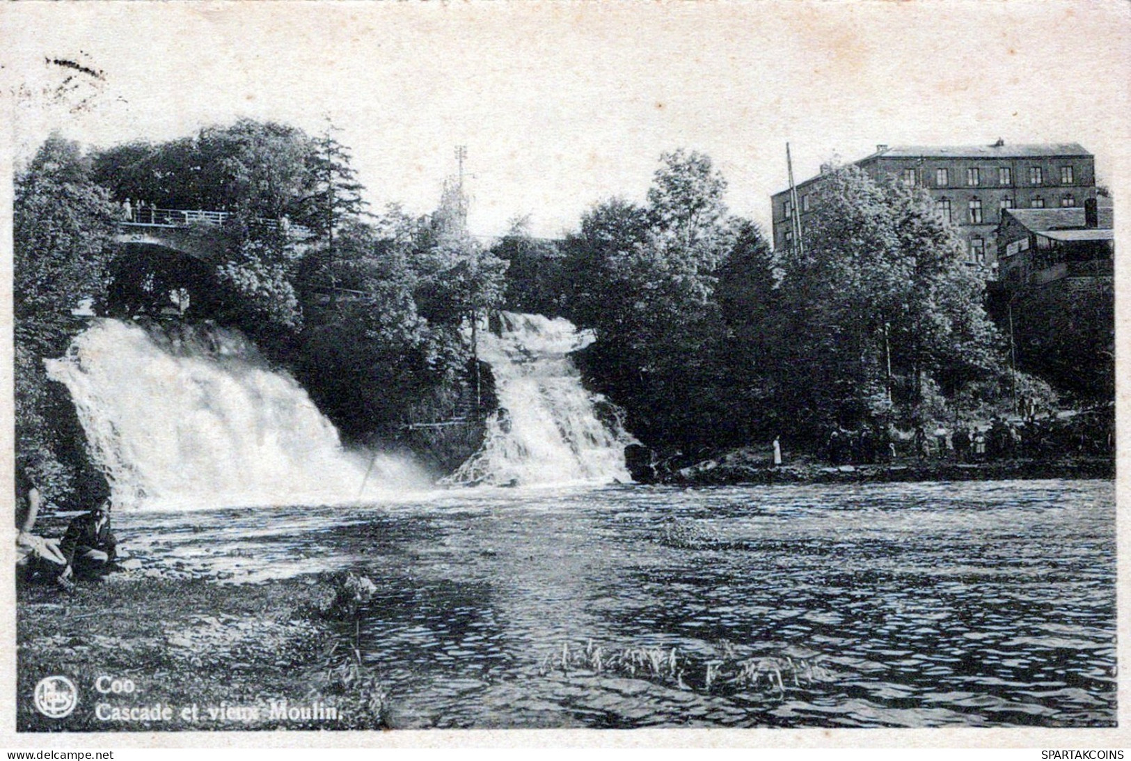 BELGIUM COO WATERFALL Province Of Liège Postcard CPA #PAD161.A - Stavelot