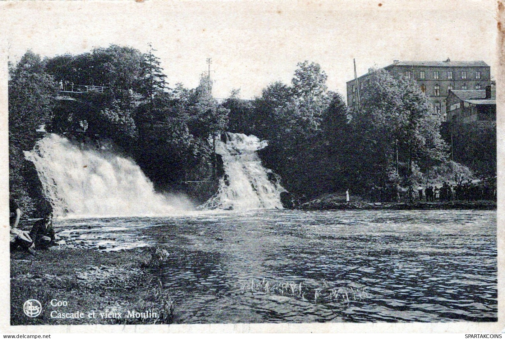 BÉLGICA CASCADA DE COO Provincia De Lieja Postal CPA #PAD137.A - Stavelot