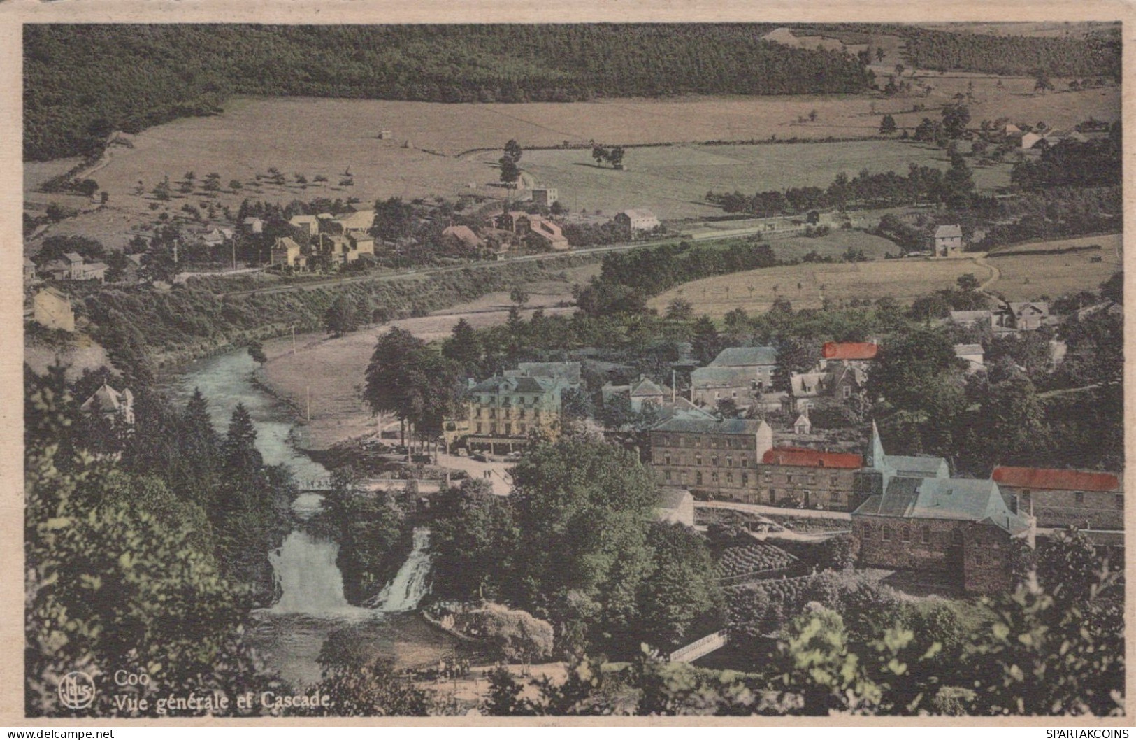 BELGIEN COO WASSERFALL Provinz Lüttich (Liège) Postkarte CPA #PAD100.A - Stavelot