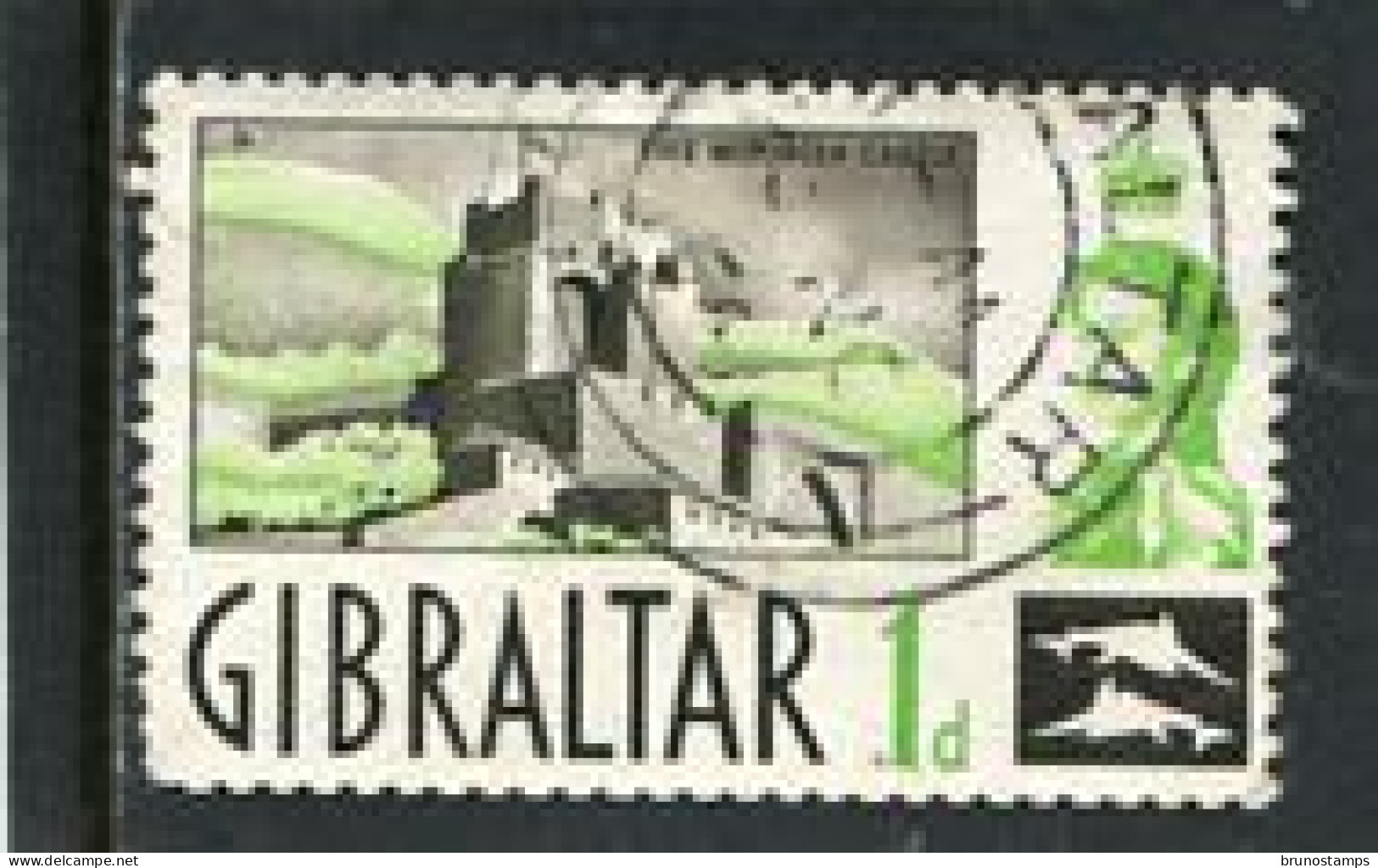 GIBRALTAR - 1960  1d  DEFINITIVE  FINE USED - Gibraltar