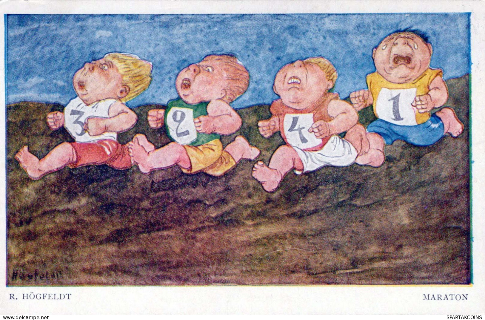ENFANTS Scènes Paysages Vintage Carte Postale CPSMPF #PKG642.A - Scènes & Paysages