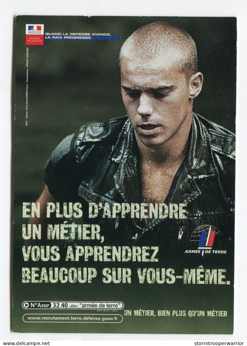 Armée De Terre Publicité - En Plus D'apprendre Un Métier - Other & Unclassified