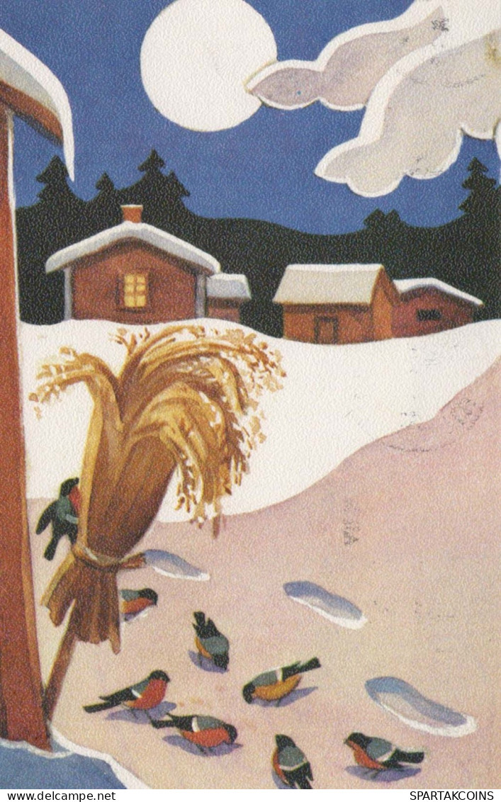 WEIHNACHTSMANN SANTA CLAUS Neujahr Weihnachten GNOME Vintage Ansichtskarte Postkarte CPSMPF #PKG388.A - Santa Claus