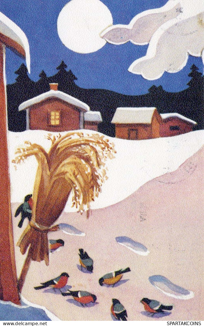 WEIHNACHTSMANN SANTA CLAUS Neujahr Weihnachten GNOME Vintage Ansichtskarte Postkarte CPSMPF #PKG388.A - Santa Claus