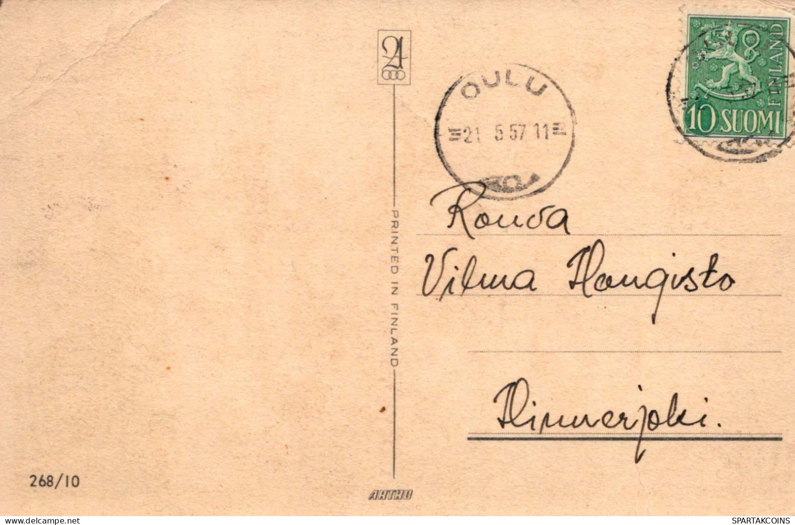 FLORES Vintage Tarjeta Postal CPA #PKE707.A - Flowers