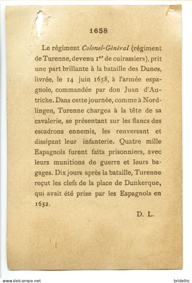 Image Cuirassiers 1658 Eugène Titeux - Altri & Non Classificati