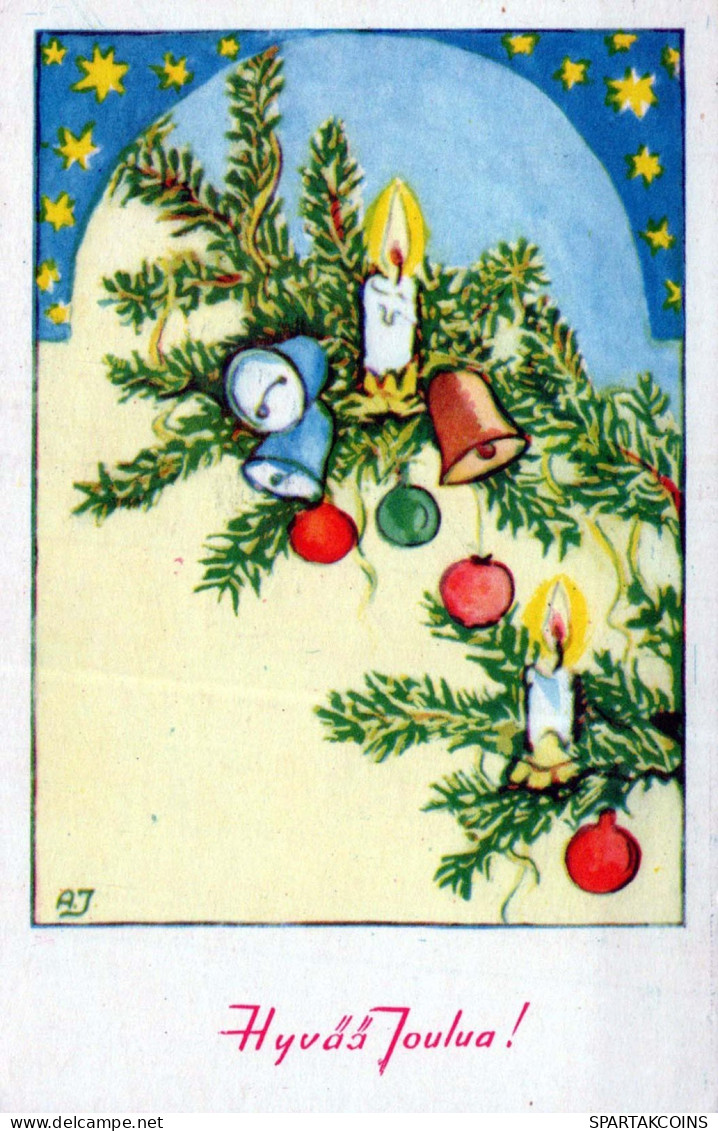 WEIHNACHTSMANN SANTA CLAUS Neujahr Weihnachten GNOME Vintage Ansichtskarte Postkarte CPSMPF #PKD949.A - Santa Claus