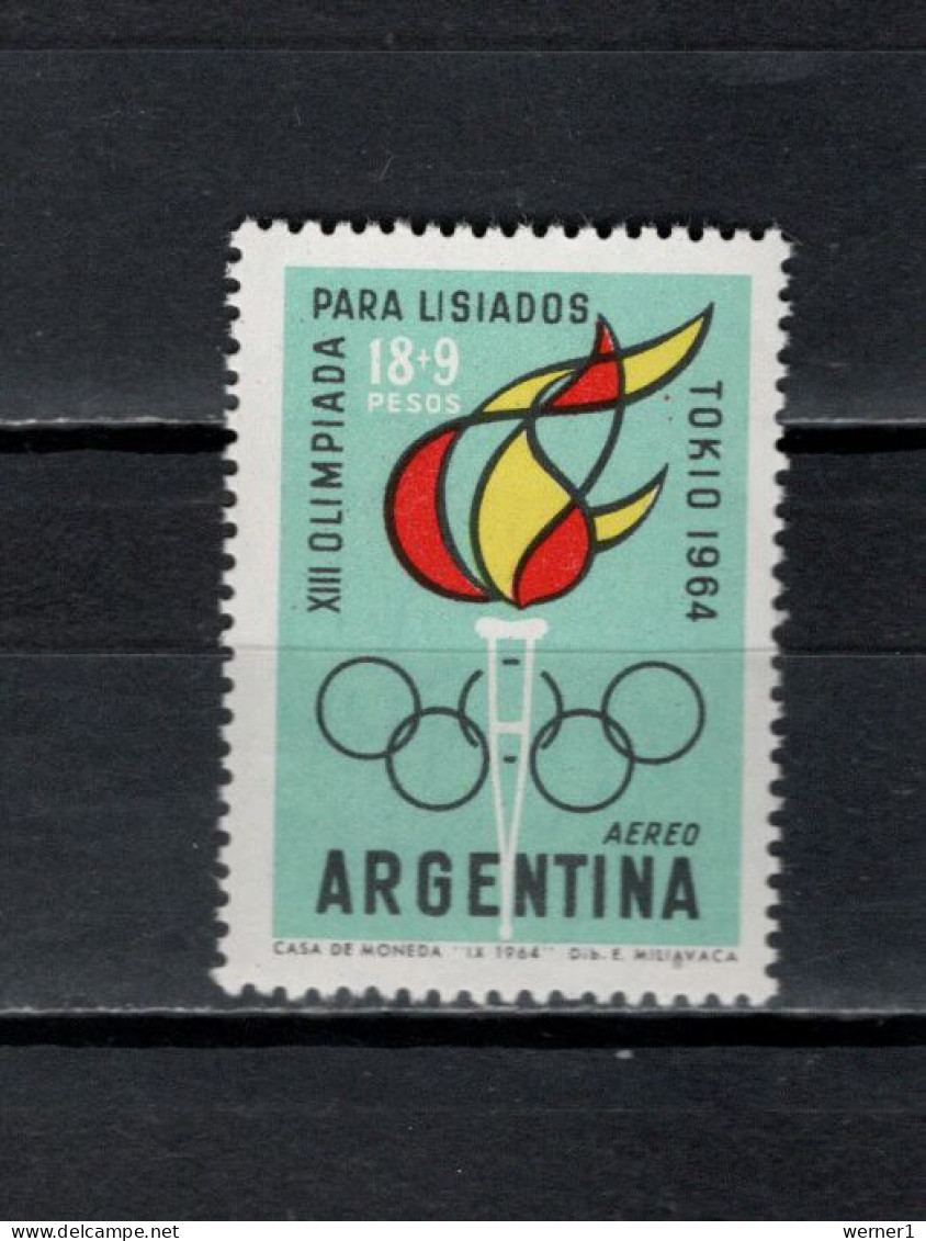 Argentina 1964 Olympic Games Tokyo, Stamp MNH - Summer 1964: Tokyo