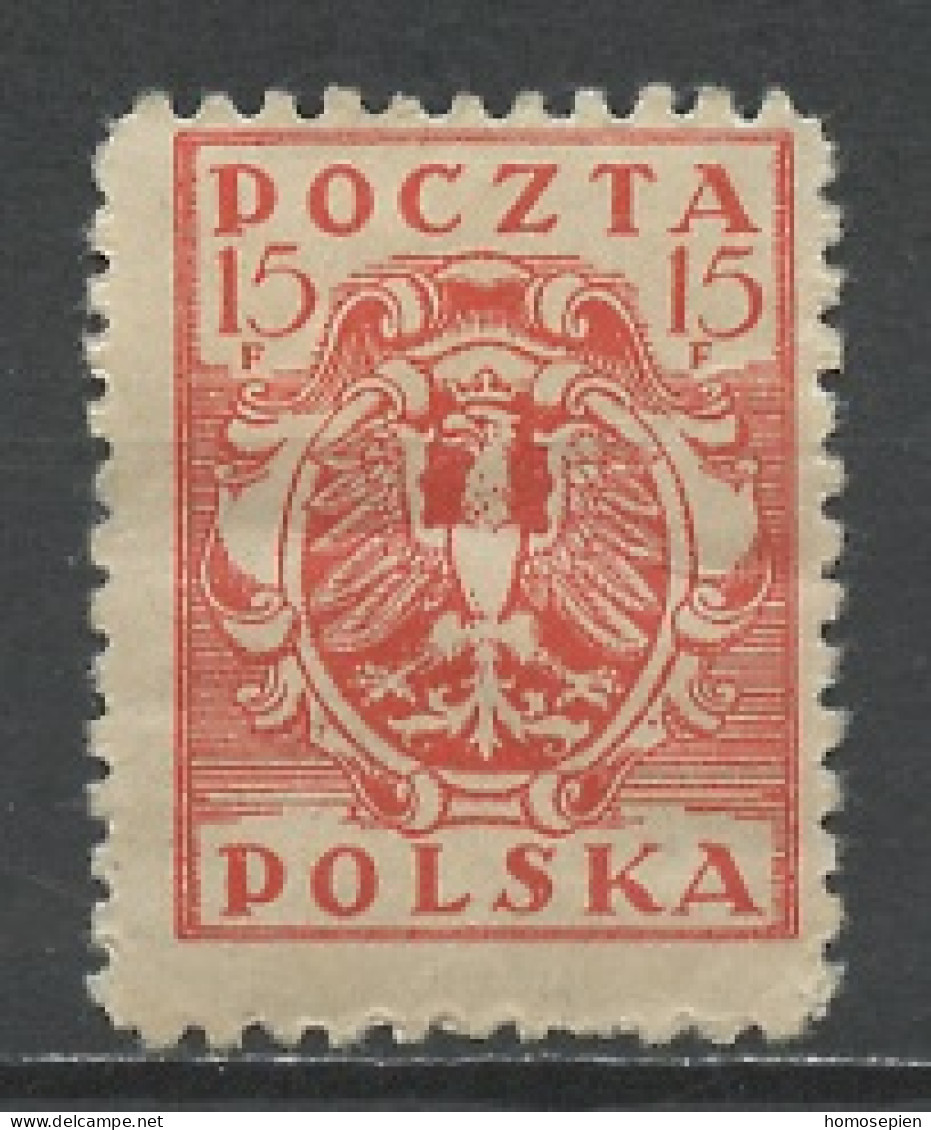 Pologne - Poland - Polen 1919 Y&T N°162 - Michel N°104 * - 15f Aigle National - Nuevos