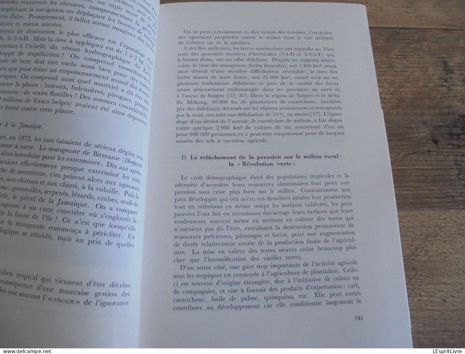 LES NATURALISTES BELGES N° 8 - 9 Année 1974 Régionalisme Environnement Tropical Mare Kalmhout Chiroptères Botanique