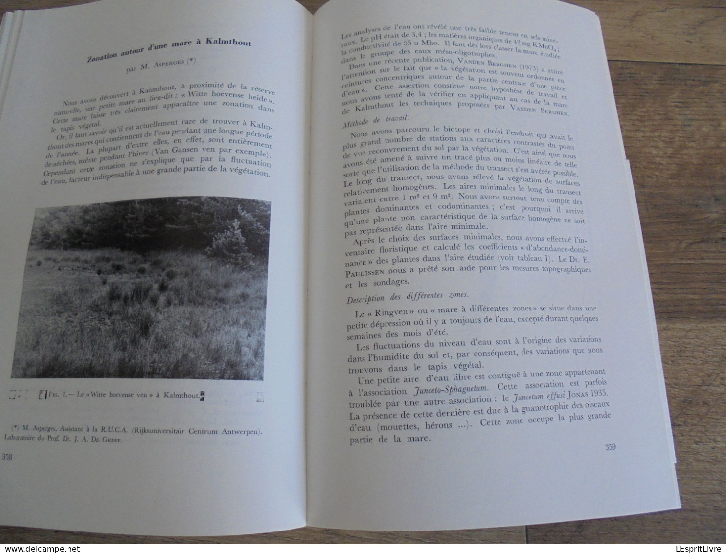 LES NATURALISTES BELGES N° 8 - 9 Année 1974 Régionalisme Environnement Tropical Mare Kalmhout Chiroptères Botanique