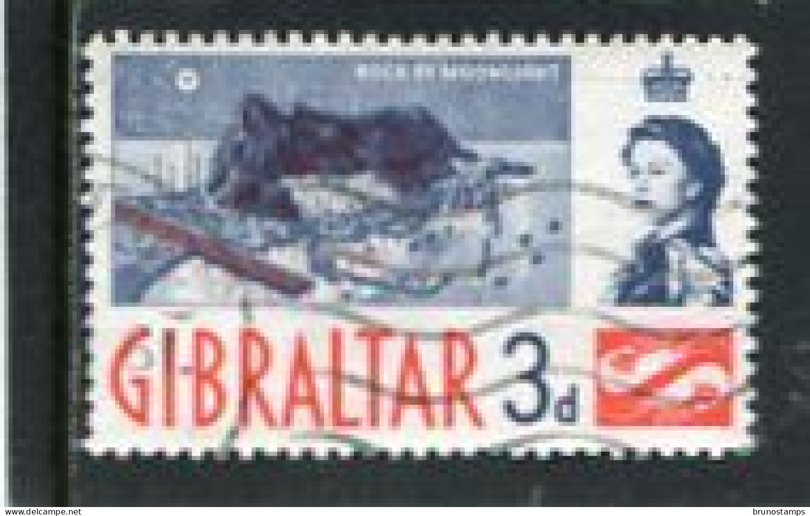 GIBRALTAR - 1960  3d  DEFINITIVE  FINE USED - Gibraltar