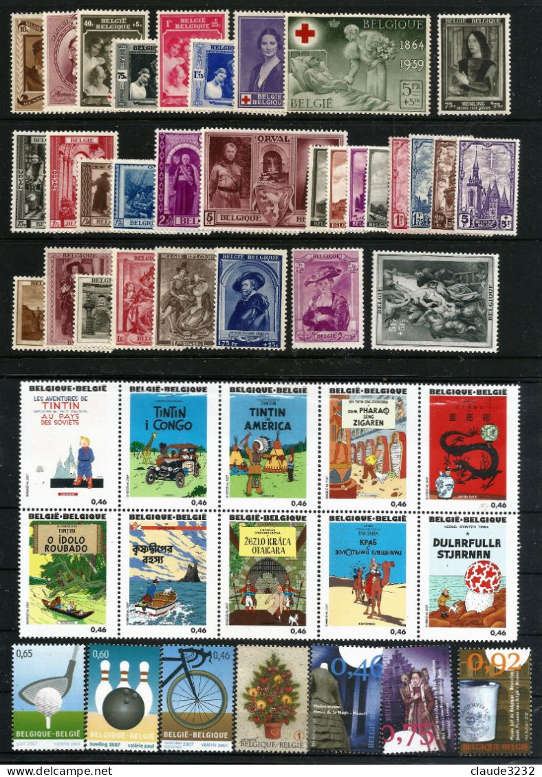 203.Belgique : Timbres Neufs** - Verzamelingen