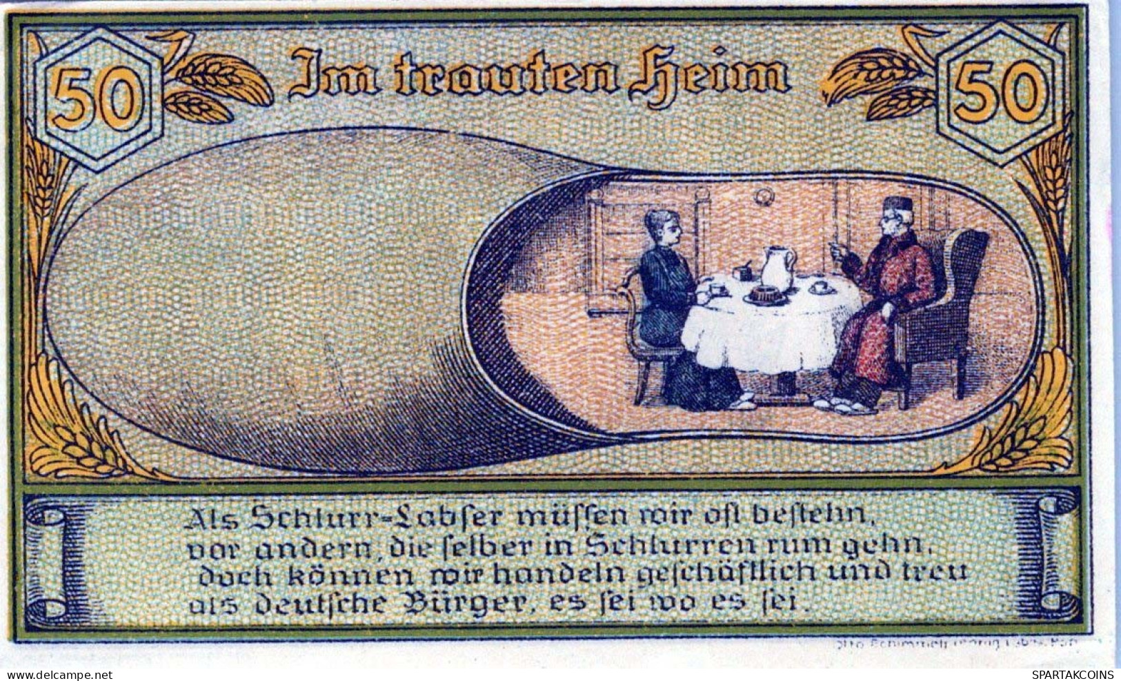 50 PFENNIG 1921 Stadt LABES Pomerania UNC DEUTSCHLAND Notgeld Banknote #PB874 - [11] Local Banknote Issues