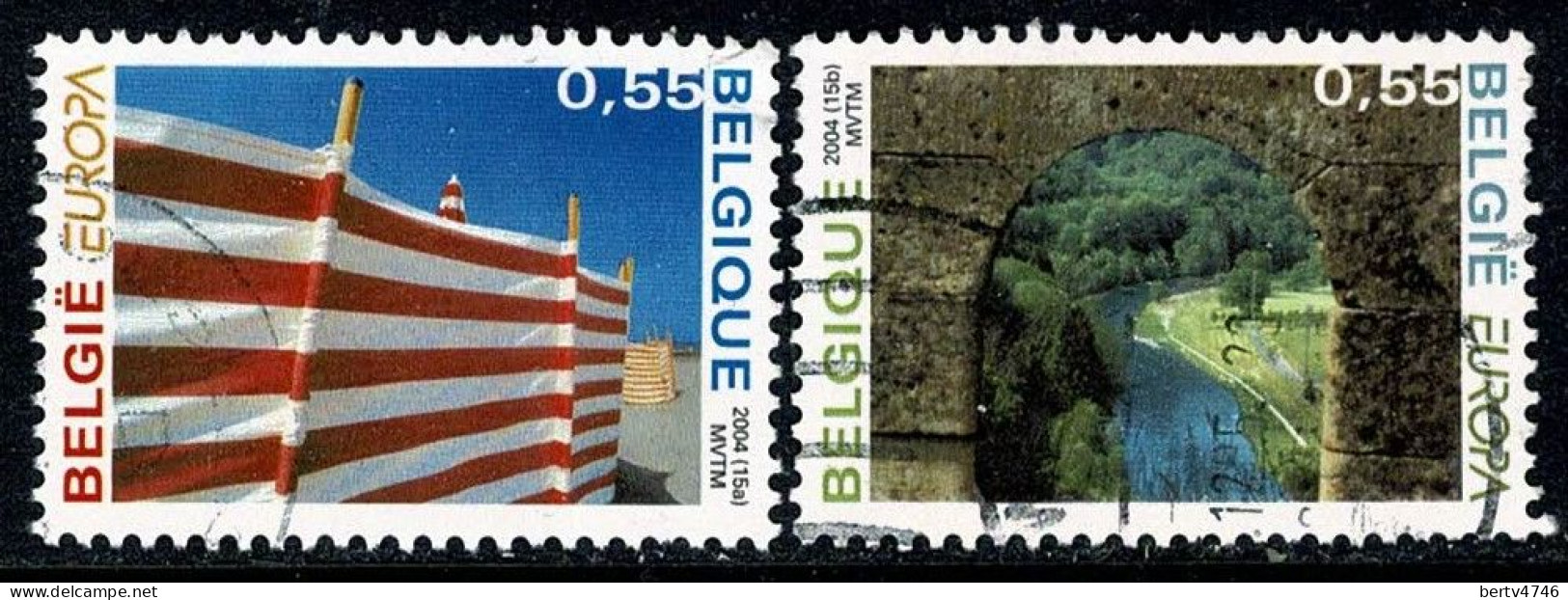 Belg. 2004 - 3291/92, Yv 3278/79, Mi 3340/41 - Used Stamps