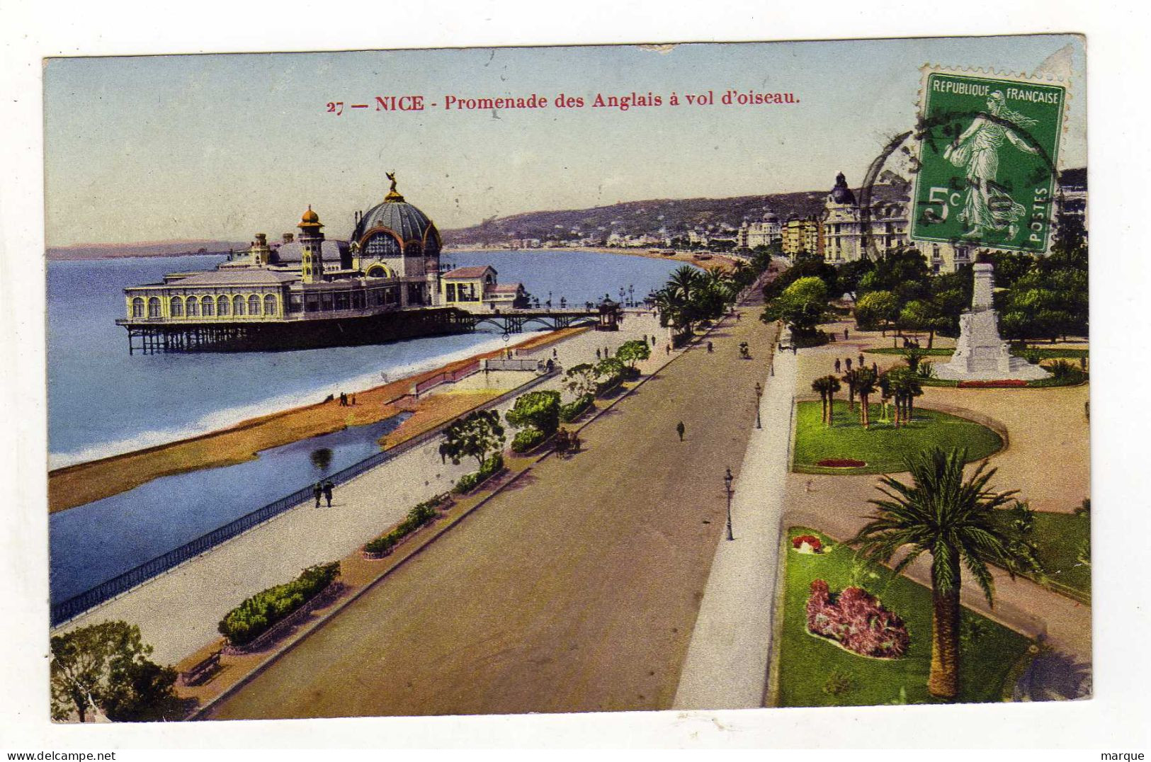 Cpa N° 27 NICE Promenade Des Anglais à Vil D'oiseau - Other & Unclassified