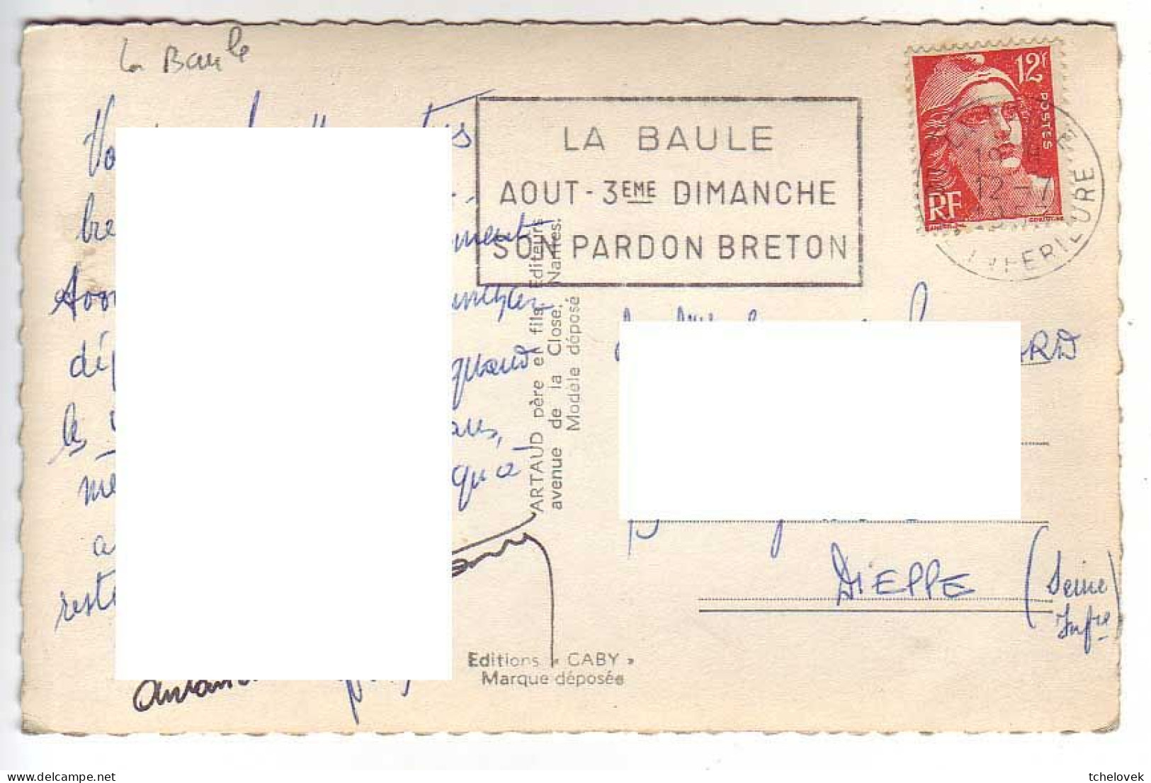 (44). Loire Atlantique. La Baule. 5 Vues 1953 & 854 Front De Mer & VC 5 - La Baule-Escoublac
