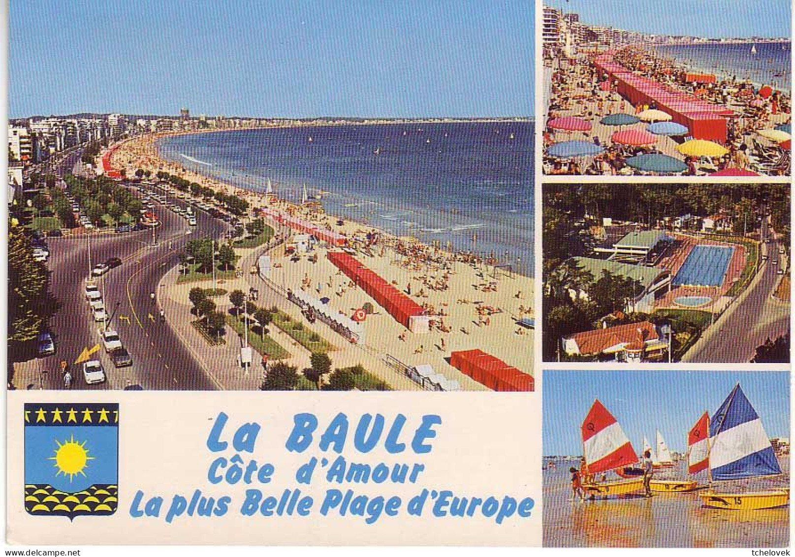 (44). Loire Atlantique. La Baule. 5 Vues 1953 & 854 Front De Mer & VC 5 - La Baule-Escoublac