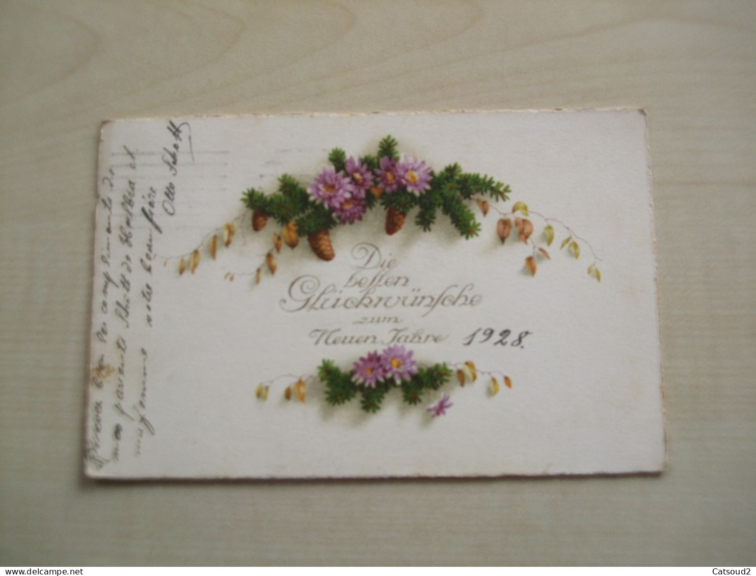 Carte Postale Ancienne  1928 FLEURS - Flowers