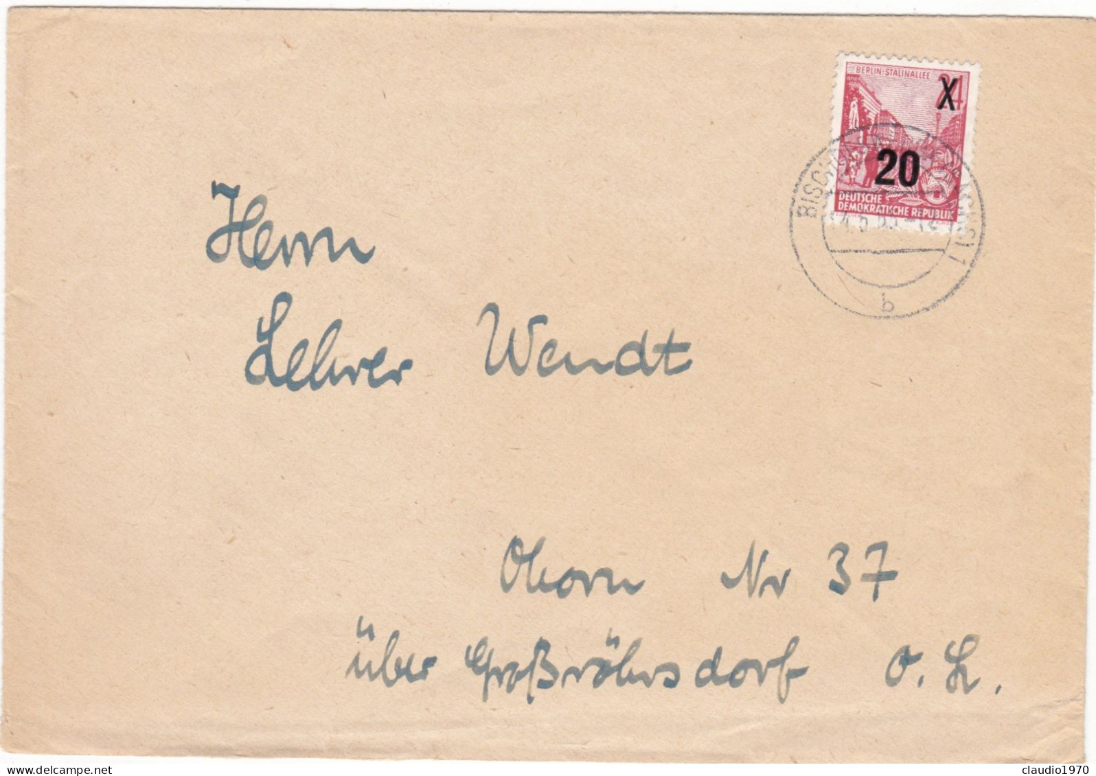 GERMANIA - STORIA POSTALE - BUSTA - 195. - Autres & Non Classés