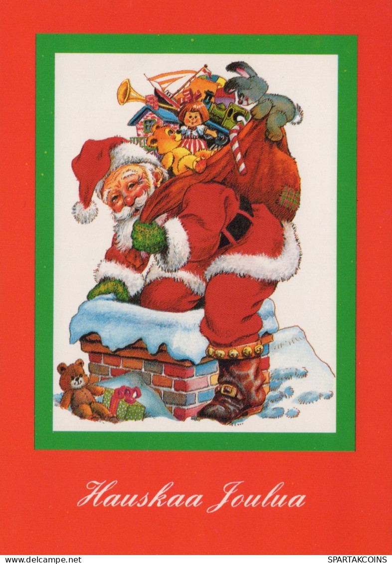 SANTA CLAUS CHRISTMAS Holidays Vintage Postcard CPSM #PAJ768.GB - Santa Claus