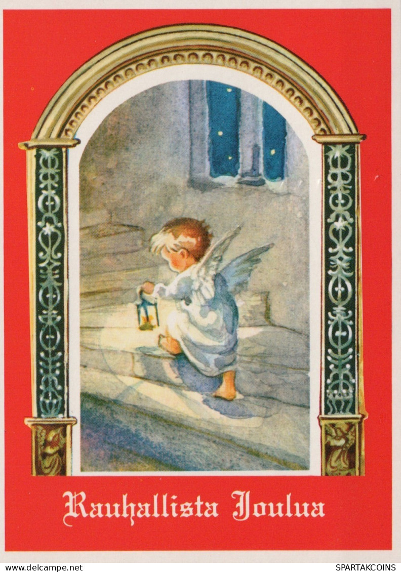 ANGEL CHRISTMAS Holidays Vintage Postcard CPSM #PAJ361.GB - Engel