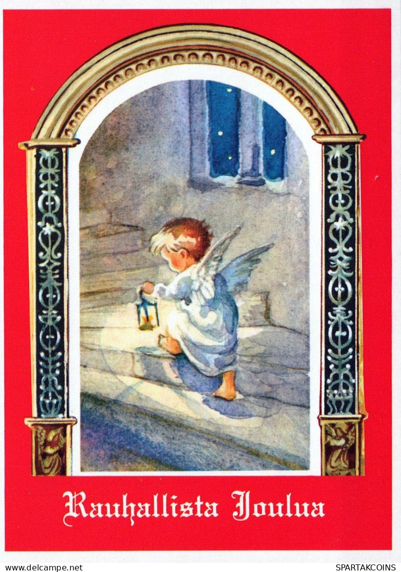 ANGEL CHRISTMAS Holidays Vintage Postcard CPSM #PAJ361.GB - Angels