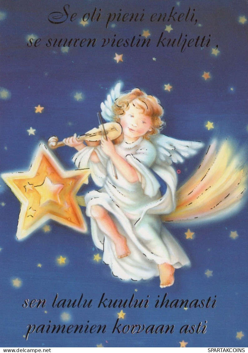 ANGEL CHRISTMAS Holidays Vintage Postcard CPSM #PAJ238.GB - Angels