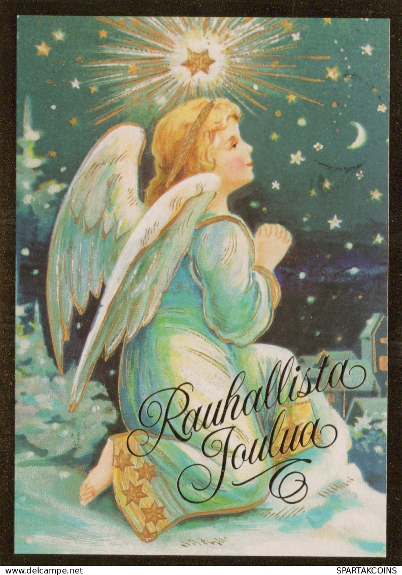 ANGEL CHRISTMAS Holidays Vintage Postcard CPSM #PAJ301.GB - Anges