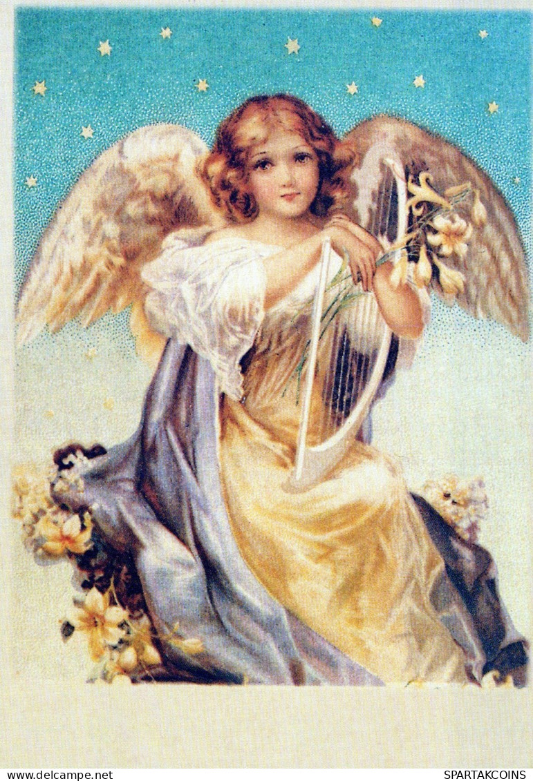 ANGEL CHRISTMAS Holidays Vintage Postcard CPSM #PAH664.GB - Anges