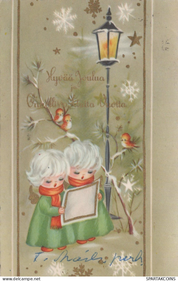 ANGEL CHRISTMAS Holidays Vintage Postcard CPSMPF #PAG783.GB - Angels