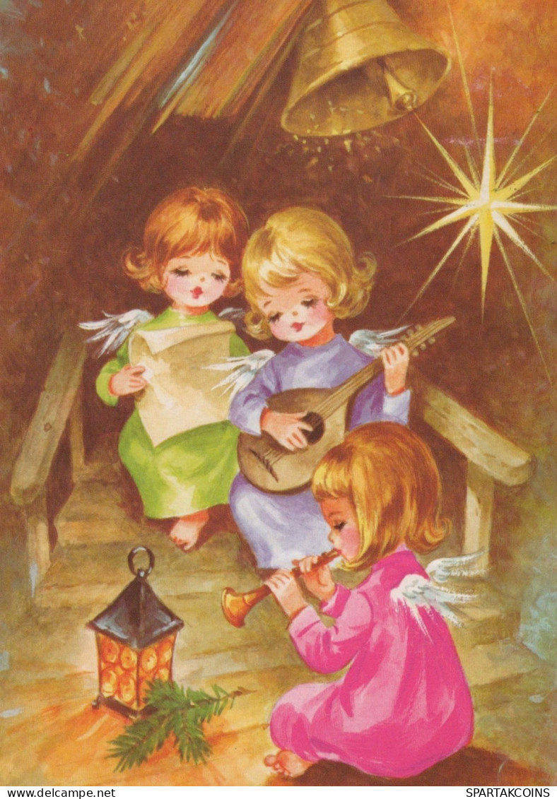 ANGEL CHRISTMAS Holidays Vintage Postcard CPSM #PAG971.GB - Anges