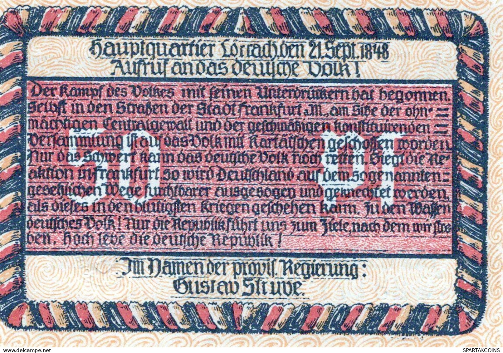 50 PFENNIG 1922 Stadt LoRRACH Baden UNC DEUTSCHLAND Notgeld Banknote #PC488 - Lokale Ausgaben